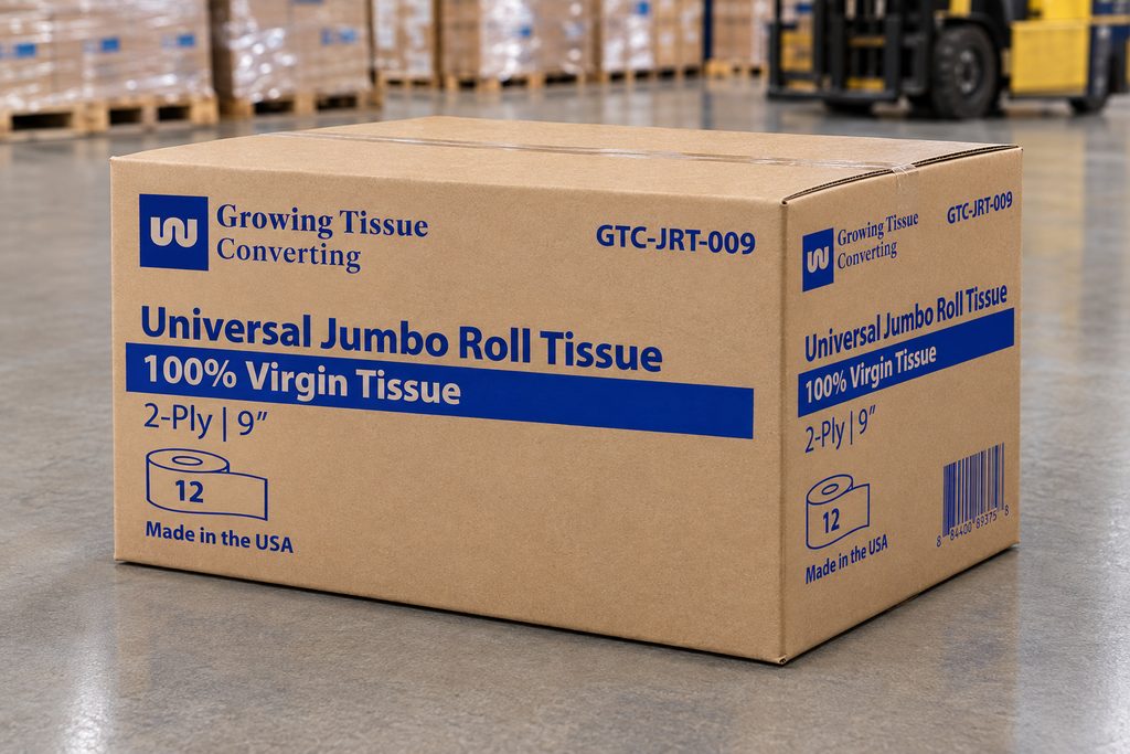 Jumbo Roll Tissue 9"